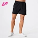 black stretch shorts